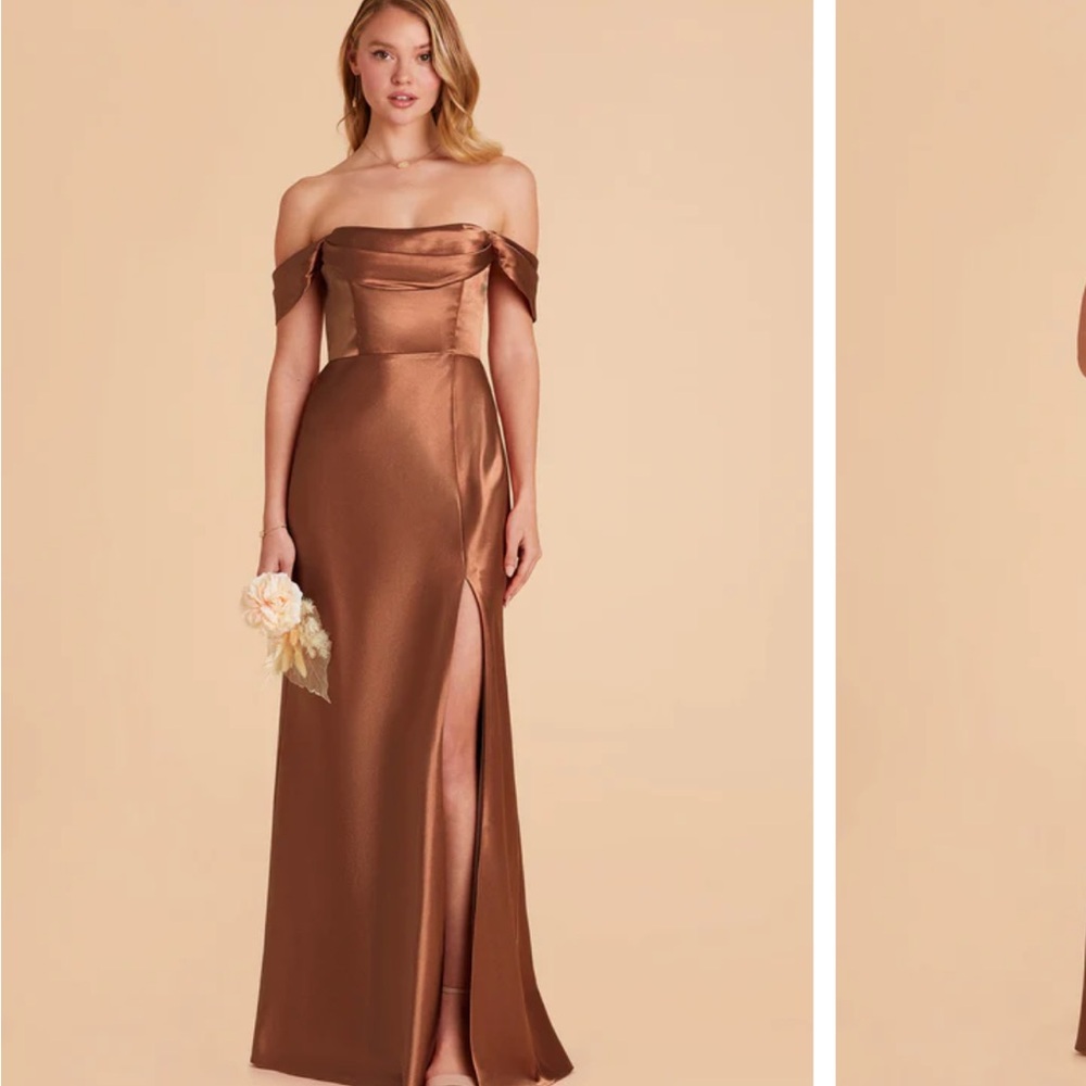 Birdy Grey bridesmaid dress size S rust color